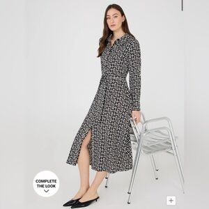 Geo Print Midi Shirt
Dress